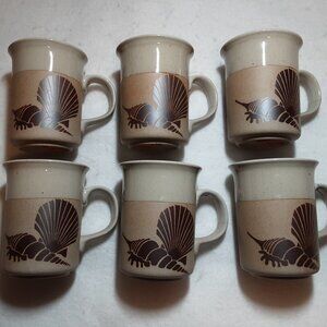 Walt Disney Seashells Mug Set 6 Otagiri Made in Japan New